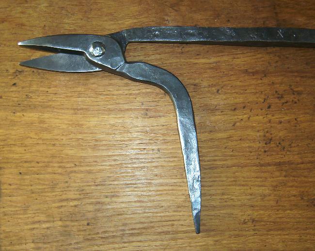 Blechschere Detail Aufnahme