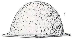 Buckel Zeichnung Seitenansicht Haithabu Bericht 12 Seite 54 Abb 1